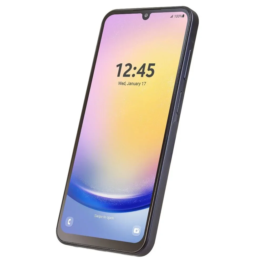 Samsung Galaxy A25 5G Unlocked 128GB Fingerprint Super AMOLED Phone & Extras